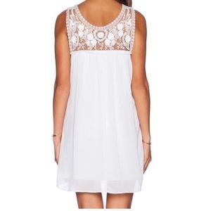 Show Me Your Mumu White Lace Baskin Mini Dress